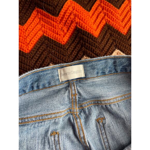 Favorite Daughter NWOT The Sunny Low Slung Denim Maxi Skirt sz 33 - Picture 7 of 11